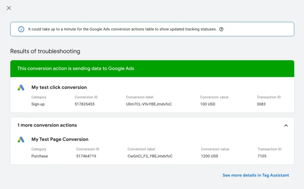 Showing The Difference Between Conversion Value Of Two Conversions showing the difference between conversion value of two conversions